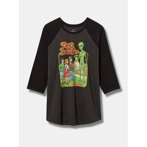 NWT Torrid Steven Rhodes Alien Classic Fit Cotton Raglan Tee 2X